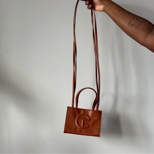 Tan | Small Telfar Shopping Bag